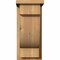 Ekena Millwork Alpine Rough Sawn Corbel w/Backplate, Western Red Cedar, 8"W x 10"D x 18"H COR08X10X18ALP01RWR - alternate 2